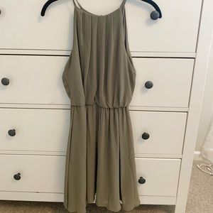 Lush Olive Summer Dress